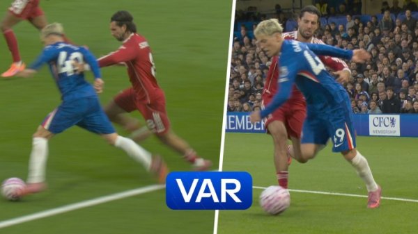 内维尔：加纳乔倒地不是十二码球，他摔得很刻意，索博够不上违例